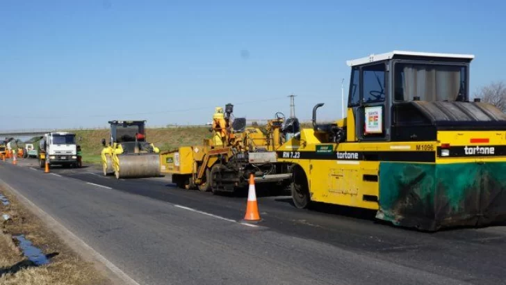 Autopista: Calzadas reducidas por obras en Oliveros y Timbúes