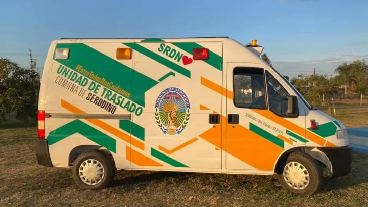 Serodino recuperó una ambulancia en desuso para el servicio traslado