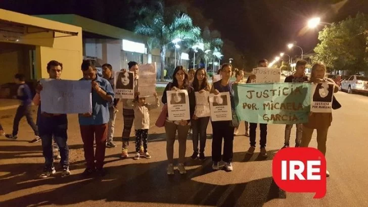 Oliveros marchó en pedido de justicia por Micaela y por Marlene