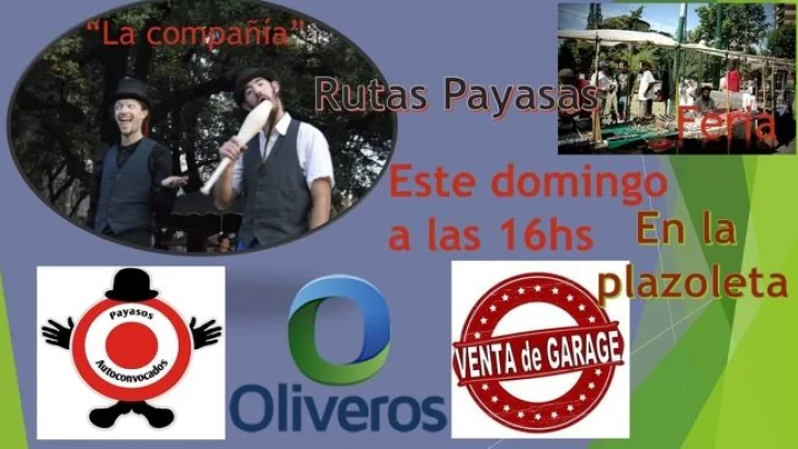 Domingo: Payasos, Feria y Venta de Garage en la Plazoleta