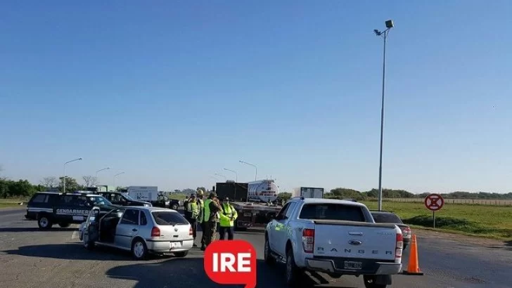 Mega Operativo de Seguridad en la Autopista a Santa Fe