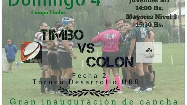 Rugby: Timbó Rugby Club inaugurará cancha nueva