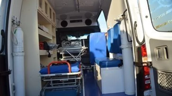 Llegó la primera ambulancia de alta tecnología al sur provincial
