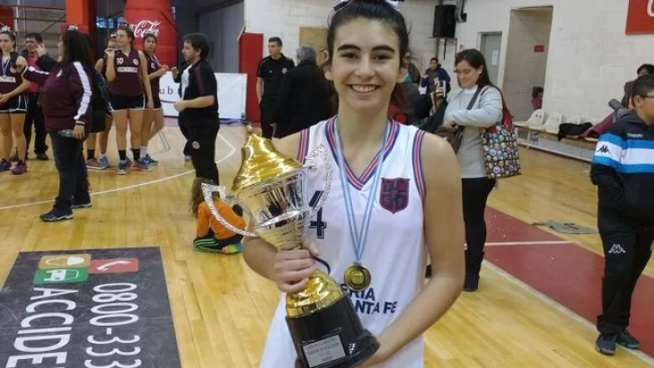 Básquet Femenino U17: Una albista campeona nacional con Santa Fe