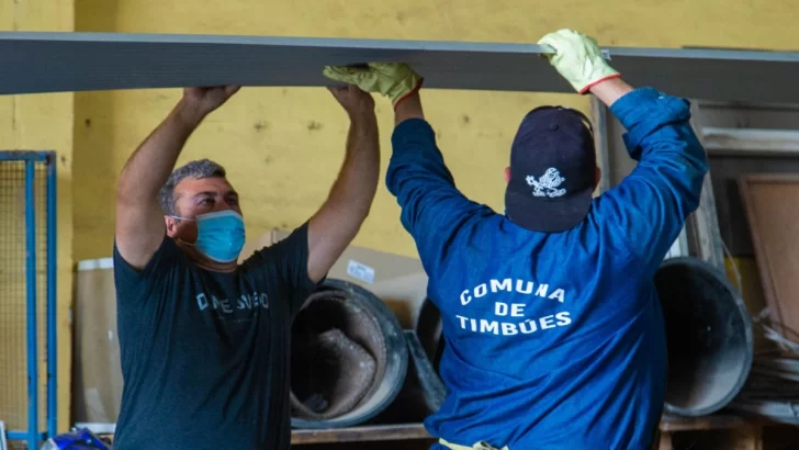 Timbúes lanzó un plan para restaurar viviendas dañadas por el temporal