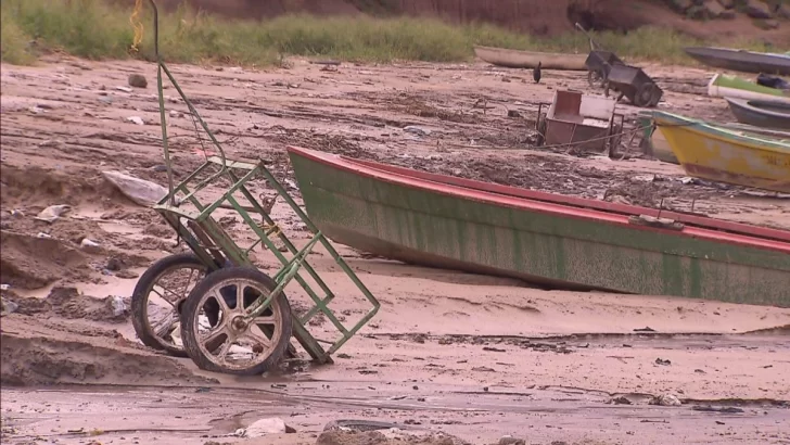 Gran bajante en las islas: “Yo nunca lo vi así. Parece un desierto”