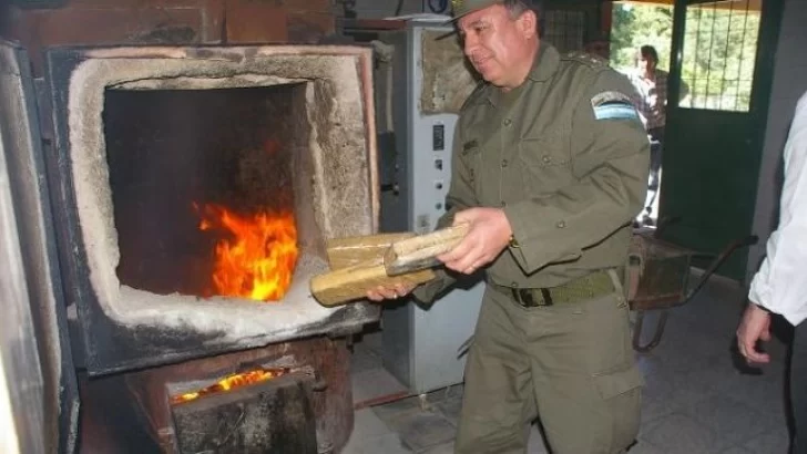 Operativo: 500 kilos de droga fueron quemados en San Lorenzo