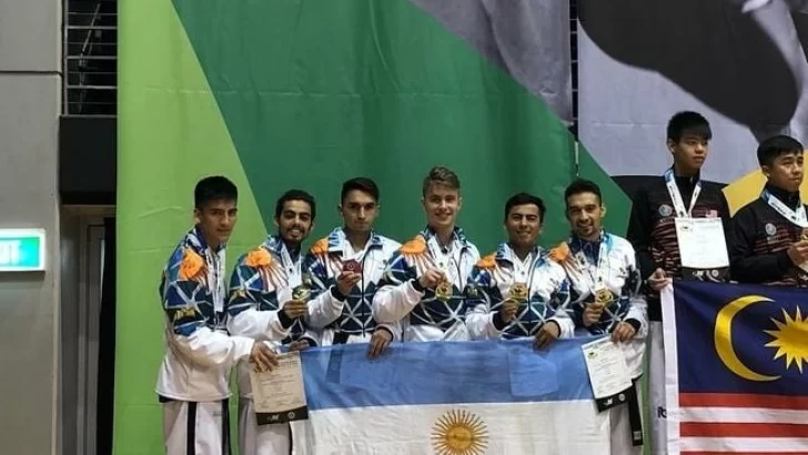 Un taekwondista de Serodino representó al país en Australia