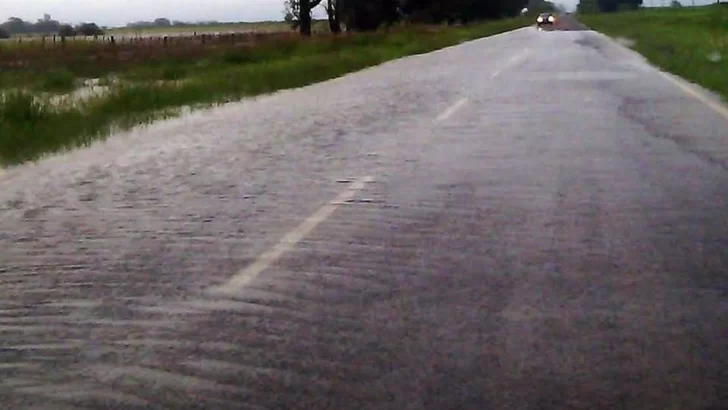 Se restableció el paso en la ruta entre Diaz y San Genaro