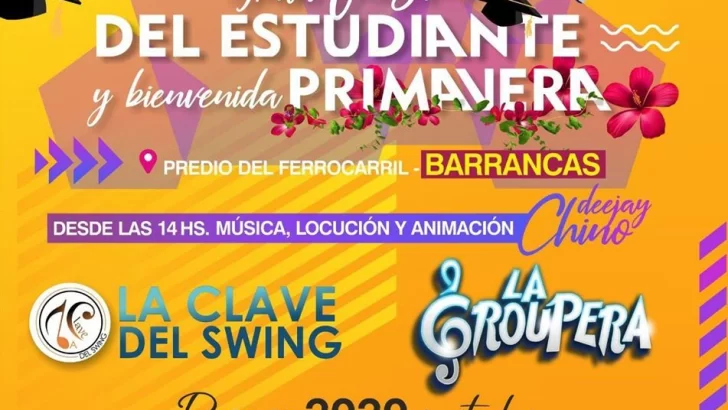 Barrancas anunció shows de música para recibir la primavera