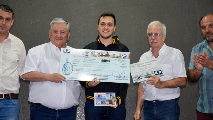 Timbúes repartió 120 mil pesos a los ganadores del Chess Open 2019