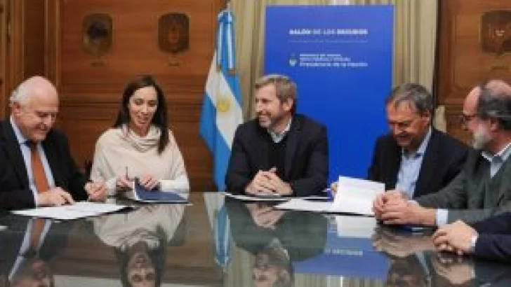 Nación, Santa Fe y Córdoba firmaron el convenio para el Comité de Cuenca del Carcarañá