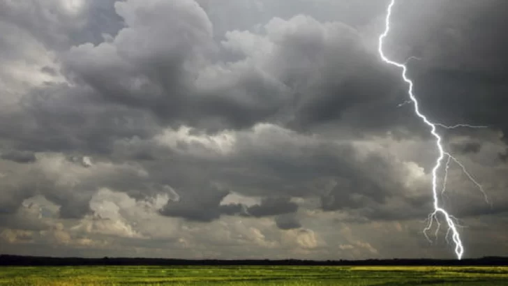 Alerta amarilla por tormentas fuertes en la región