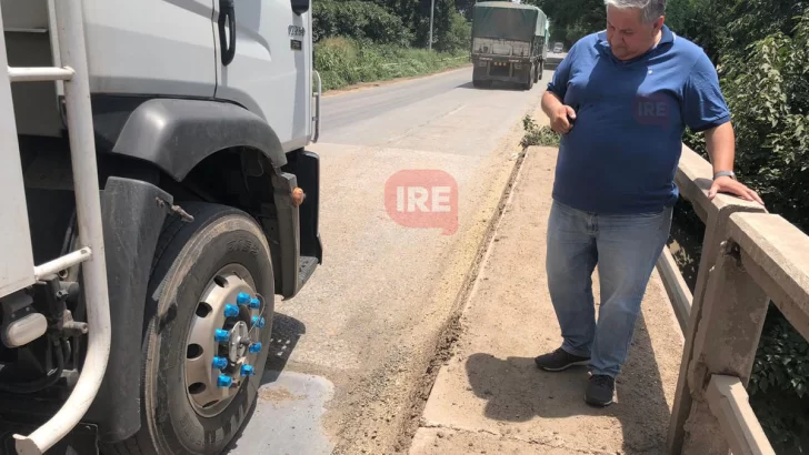 Mañana Timbúes comienza las obras sobre el puente de Ruta 11