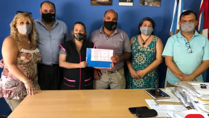 Andino recibió el FANI para la construcción de un aula en la primaria Nº 256