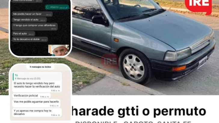 Un joven de Gaboto publicó su auto, le hackearon sus cuentas y pidieron dinero