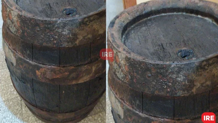 El barril hallado en Gaboto data del 1800 y habría trasladado cerveza