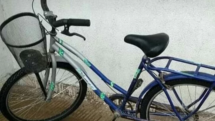 Le robaron la bici cuando estaba trabajando y pidió ayuda para recuperarla