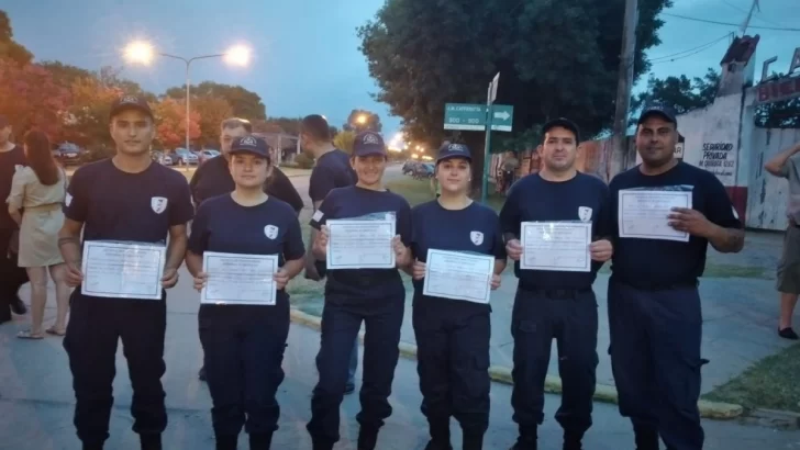 Maciel ya cuenta con la primera camada de bomberos recibidos