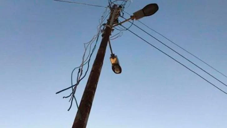 Robaron cerca de mil metros de cables en la zona rural de Carrizales