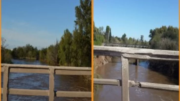 El Carcarañá alcanzó el triple de su caudal en horas