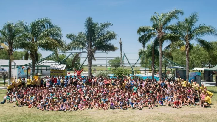Unos 500 niños disfrutan de la colonia de vacaciones en Timbúes