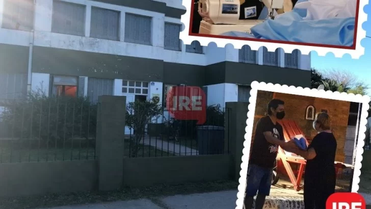 Un trozo de la bandera más larga del mundo regresó a Diaz y encendió la historia