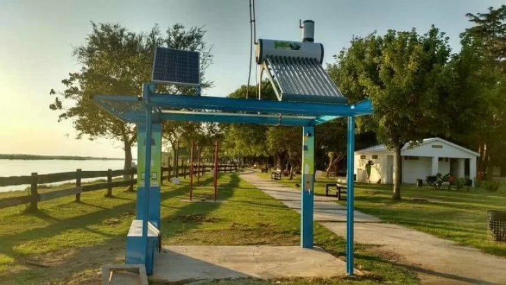 Puerto Gaboto ya cuenta con una estación solar en el Paseo Ribereño