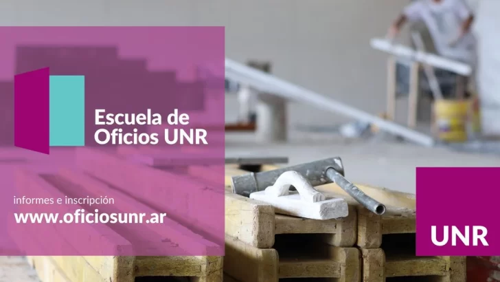 Timbúes: Invitan a inscribirse a los cursos de la Escuela de Oficios de la UNR