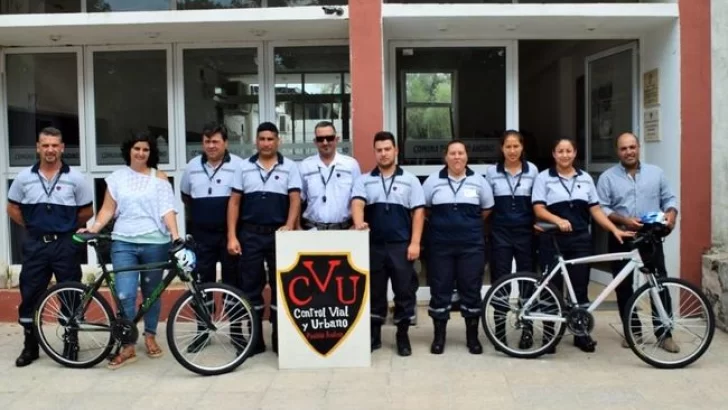 Se presentó la Guardia Urbana Comunal en Pueblo Andino