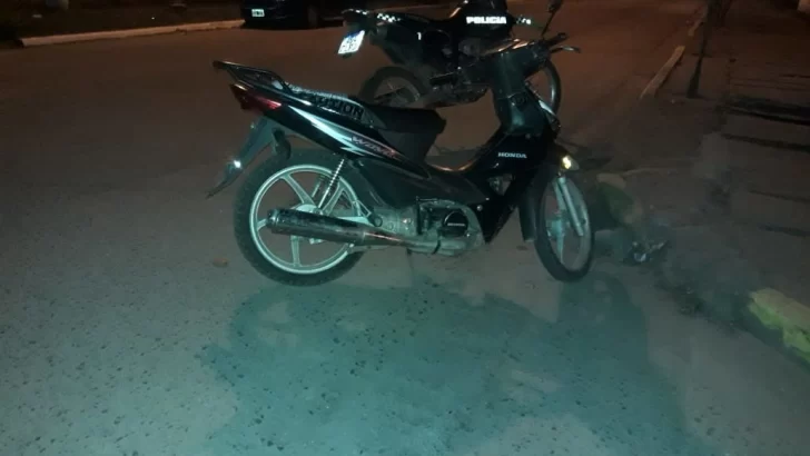 Dos menores chocaron en moto: Uno había regresado de Brasil