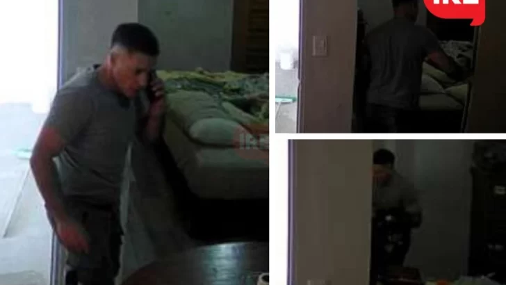 Infraganti: Robó dos casas en Timbúes en plena siesta y quedó filmado