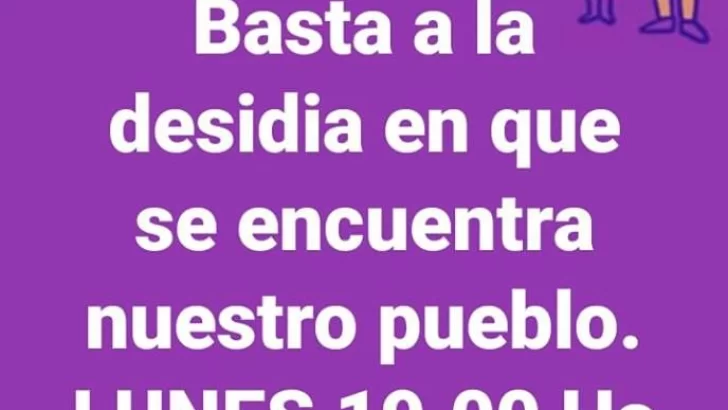 Vecinos convocan a una nueva pueblada en la plaza de Maciel