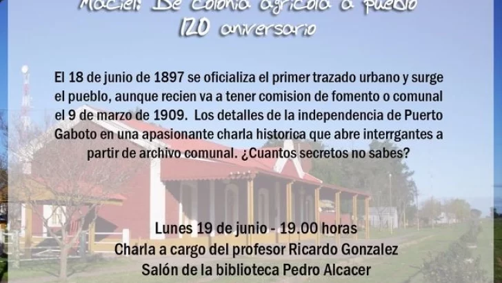 Historia: a 120 años que José Maciel se instalara en la región