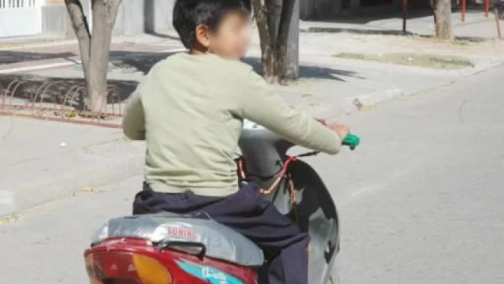 Secuestraron una moto con escape conducida por un menor de edad