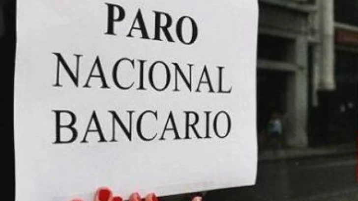 Bancarios lanzaron un paro de 24 horas para el jueves próximo