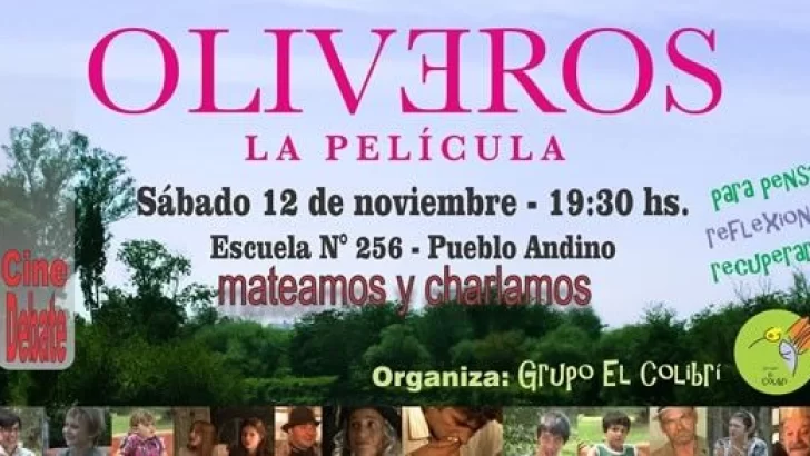 La ONG El Colibrí presenta “Oliveros, la película”