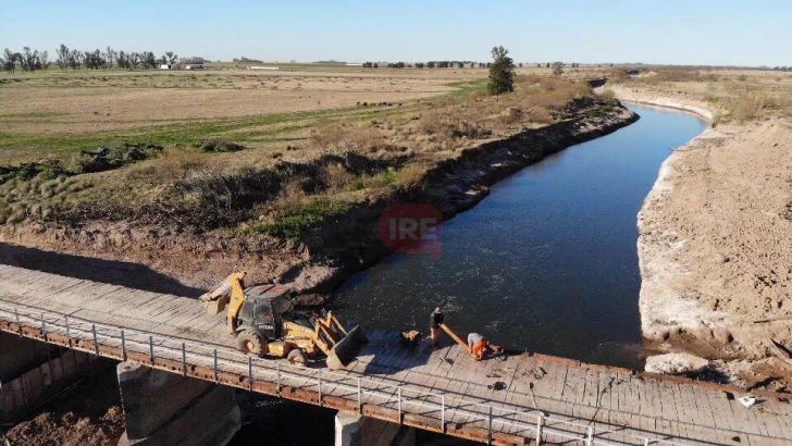 En septiembre quedará habilitado el puente de la cañada