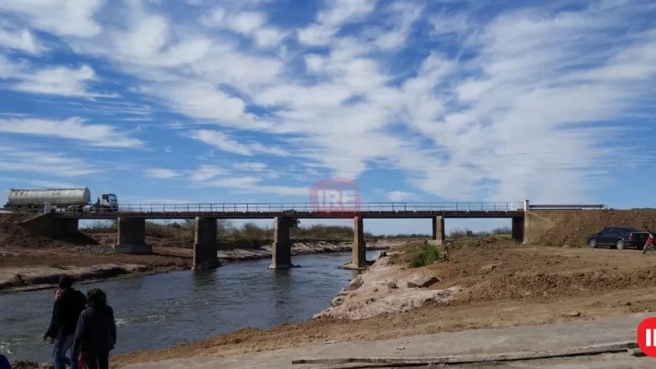 Aseguran que el puente “Está habilitado para el tránsito pesado”