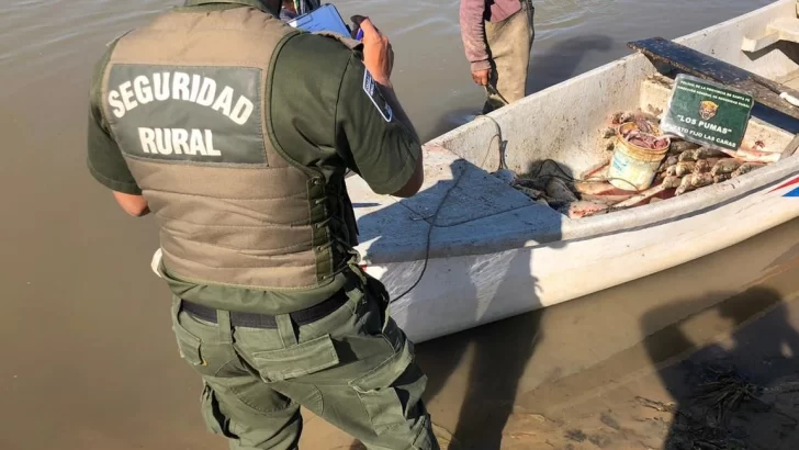 Los Pumas decomisaron yacaré, carpincho y más de 50 pescados en la región