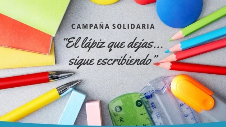 Comenzó una campaña de recolección de útiles en el SAMCo