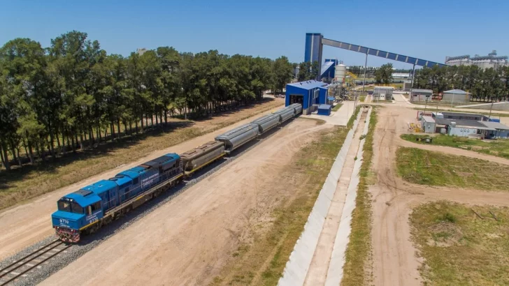 Se inauguró el segundo acceso ferroviario al puerto de Timbúes