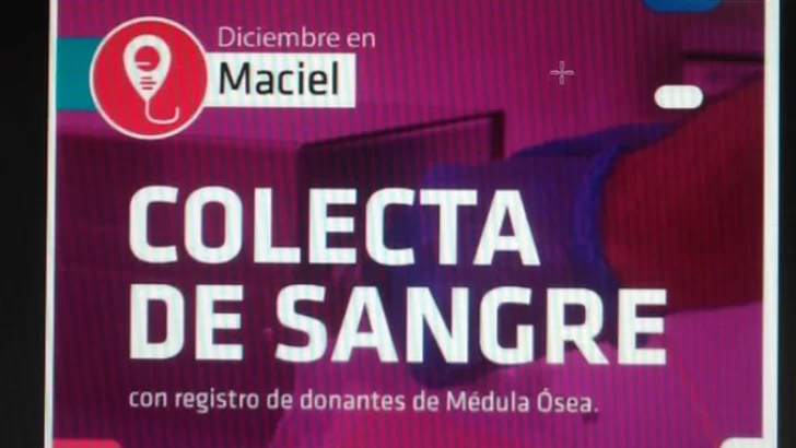 La importancia de donar sangre se hará sentir en Maciel