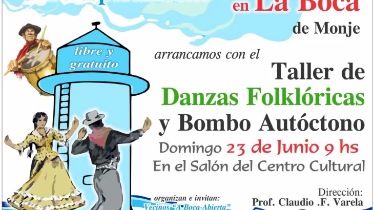 Comienza un taller de danzas folklóricas en La Boca de Monje