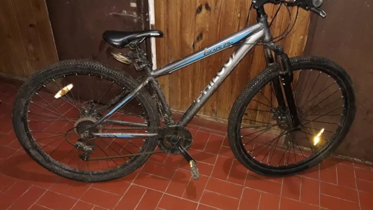 Barrancas: Robaron una bicicleta y fue hallada en un descampado
