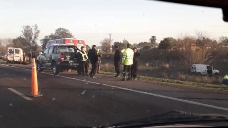 Impactante choque en cadena por un caballo sobre la autopista