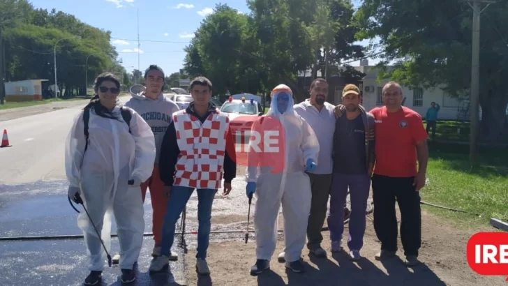 Inventaron un sistema para realizar desinfección de vehículos al paso