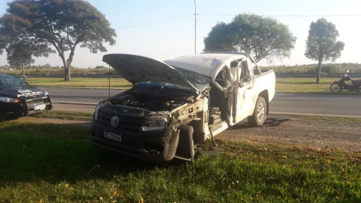 Un hombre resultó lesionado luego de un accidente en Maciel