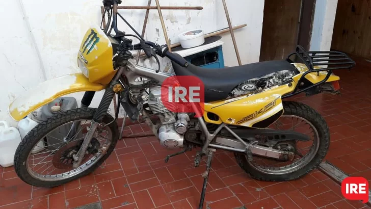 Hallaron una moto robada en Barrancas y detuvieron a un joven