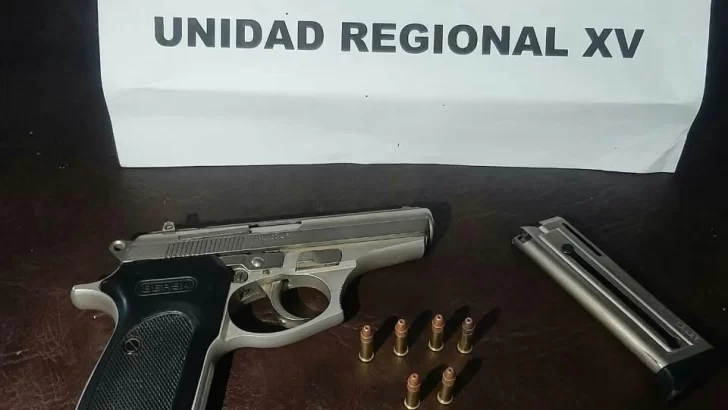 Barrancas: Un detenido y secuestro de arma tras una pelea entre hermanos